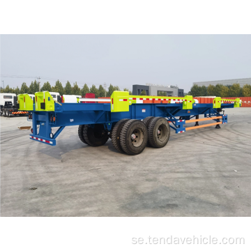 20ft containerskelettchassitrailer